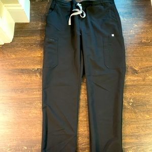 Figs black yola scrub pant